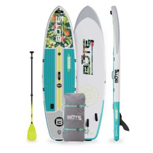Bote Boards 10'6" Breeze Native Floral Cuda Stand-up paddleboard package. Riverbound Sports Paddle Company