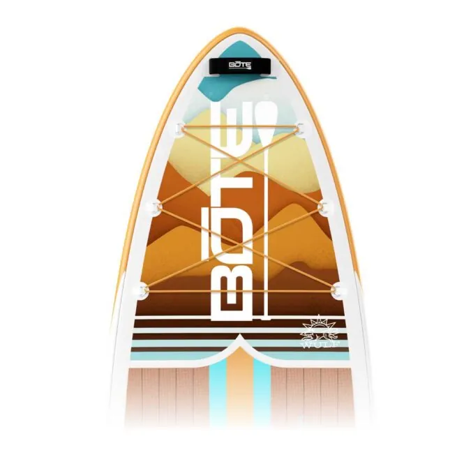 Bote Wulf 10'4" Native Dune stand-up paddleboard. Riverbound Sports Paddle Company