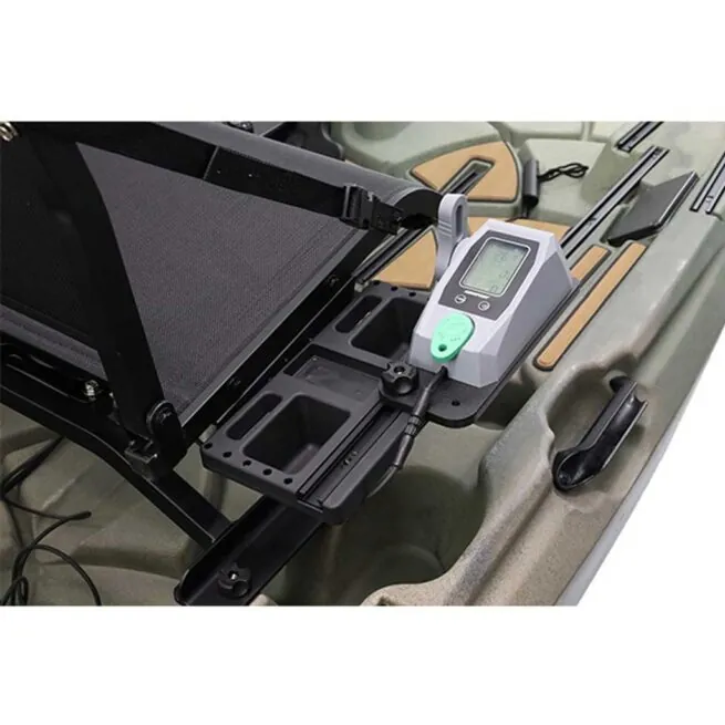 NuCanoe Foot Steering throttle mount. Available at Riverbound Sports in Tempe, Arizona.
