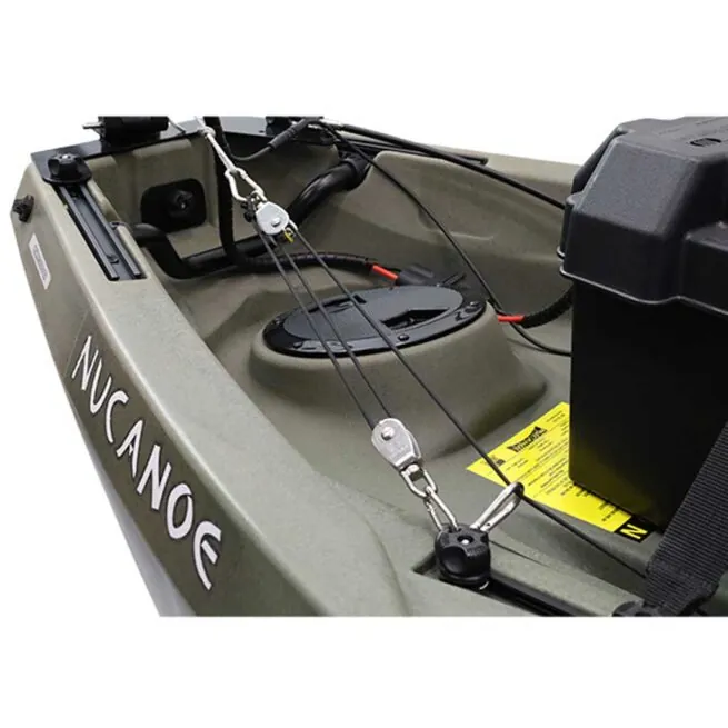 NuCanoe U10 Foot Steering pulley. Available at Riverbound Sports in Tempe, Arizona.