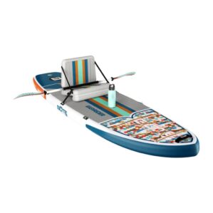 The Bote Boards Easy Rider SUP with kayak seat at Riverbound Sports.