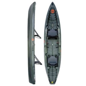Crescent Crew Tandem Kayak in moon rock color is available at Riverbound Sports in Tempe, Arizona.