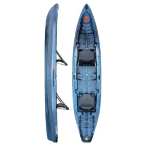Crescent Crew Tandem Kayak in noreaster color is available at Riverbound Sports in Tempe, Arizona.