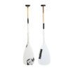 Palafamala Pili outrigger paddle in white at Riverbound Sports
