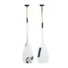 Palafamala Pili outrigger paddle in white at Riverbound Sports
