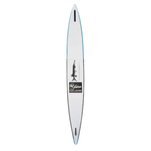 Yester SUP 17'3" unlimited race and adventure inflatable paddle board bottom. Available at Riverbound Sports in Tempe, Arizona.