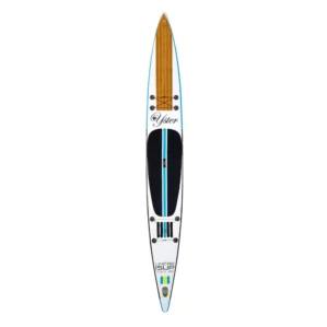 Yester SUP 17'3" unlimited race and adventure inflatable paddle board deck. Available at Riverbound Sports in Tempe, Arizona.