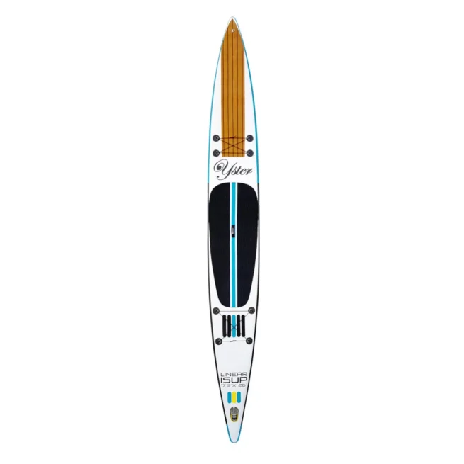 Yester SUP 17'3" unlimited race and adventure inflatable paddle board deck. Available at Riverbound Sports in Tempe, Arizona.