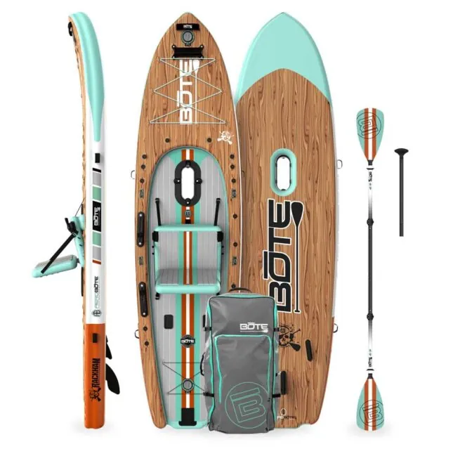 Bote Boards Rackham classic mangrove SUP package at Riverbound Sports