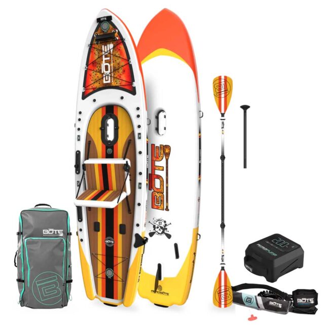 Bote Boards Rackham fisher cutthroat SUP with accessory package at Riverbound Sports