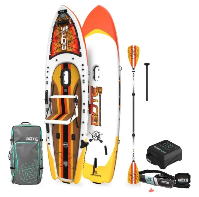 Bote Boards Rackham fisher cutthroat SUP with accessory package at Riverbound Sports