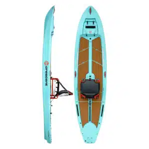 Crescent Kayaks K-Craft in Seafoam color displayed at Riverbound Sports Tempe AZ