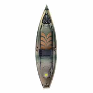 Access Series NuCanoe Frontier fishing & hunting kayak top view.