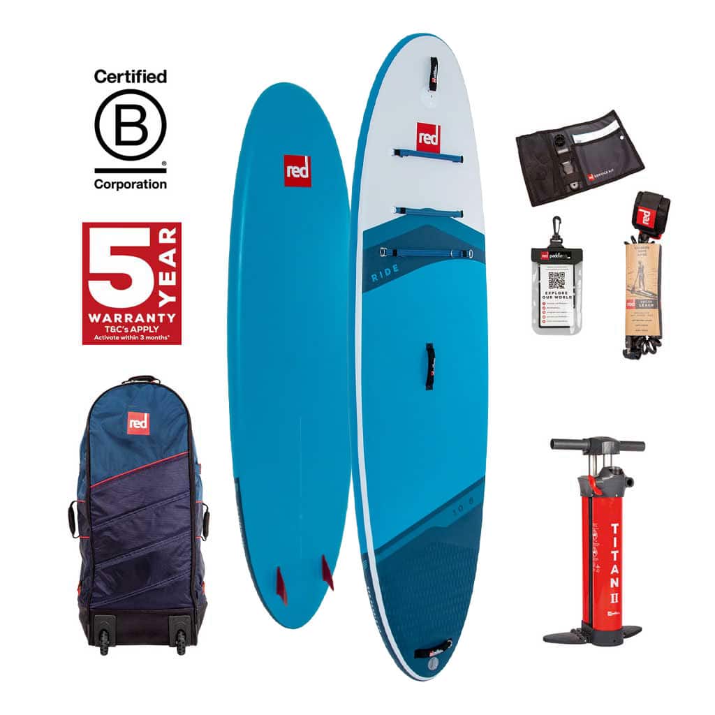 2026 red paddle ride 10'8" msl inflatable sup