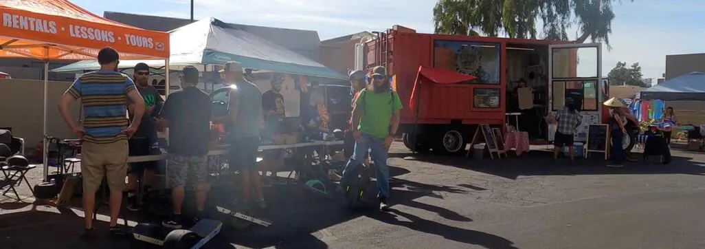 The OneWheel AZ Fall Swap Meet at Riverbound Sports in Tempe, AZ.